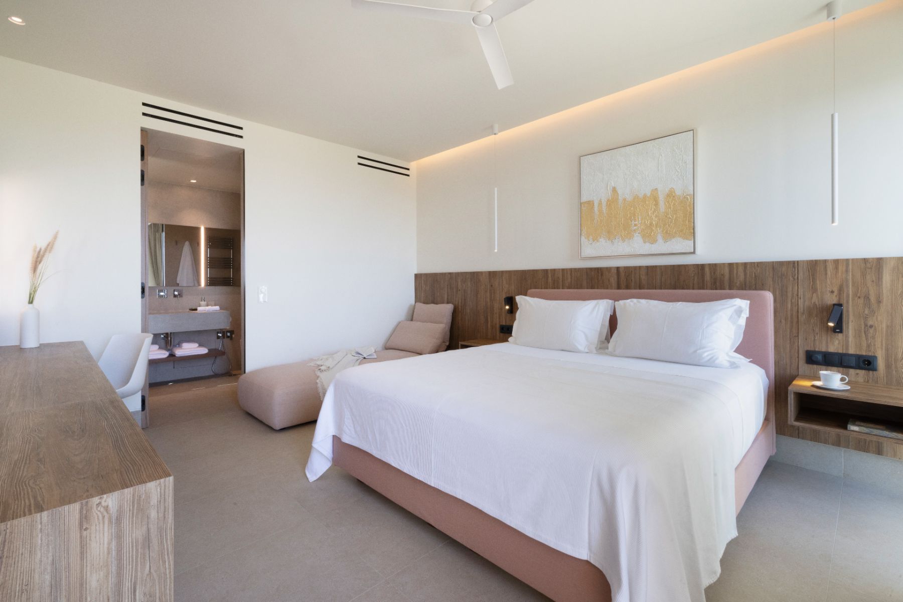 Double bedroom at Villa Althea, Paros