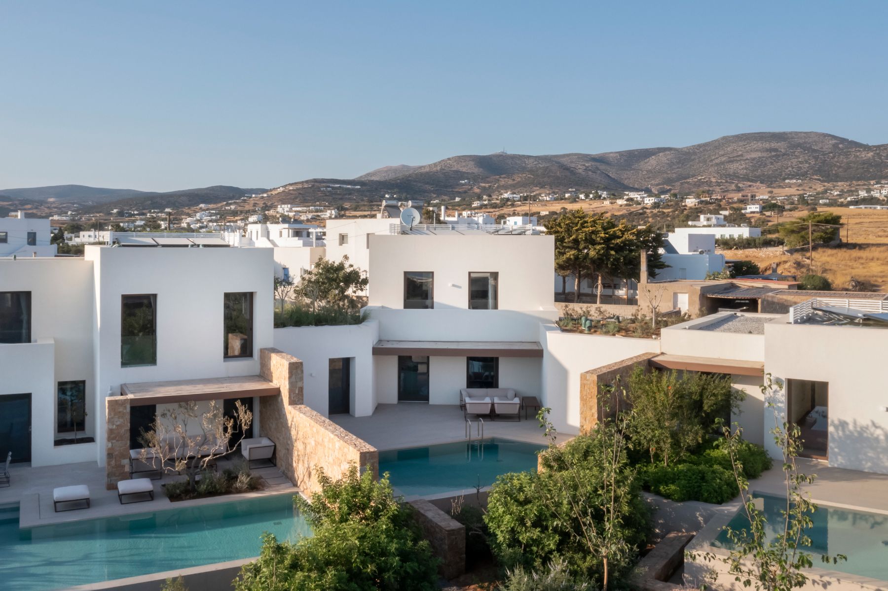 Exterior view of Villa Amara, Paros