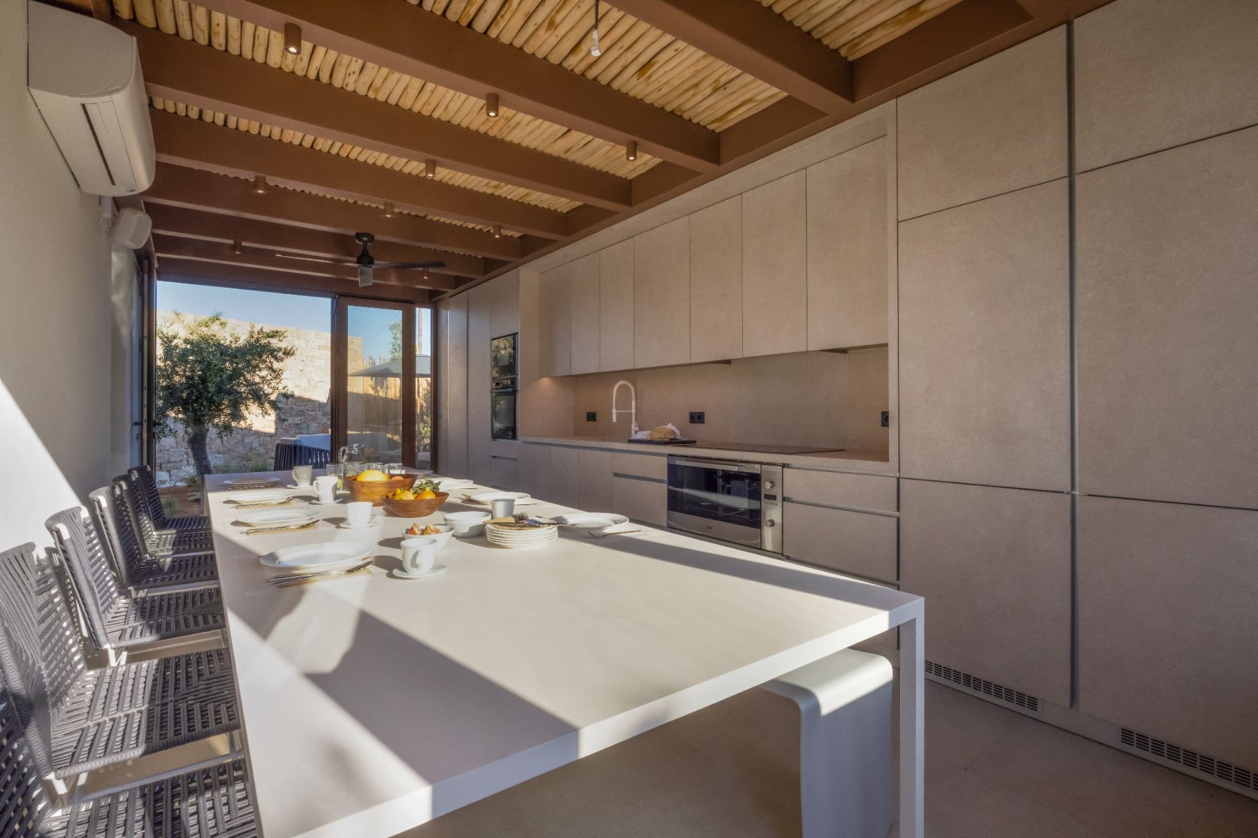 Kitchen at Villa Amara, Paros