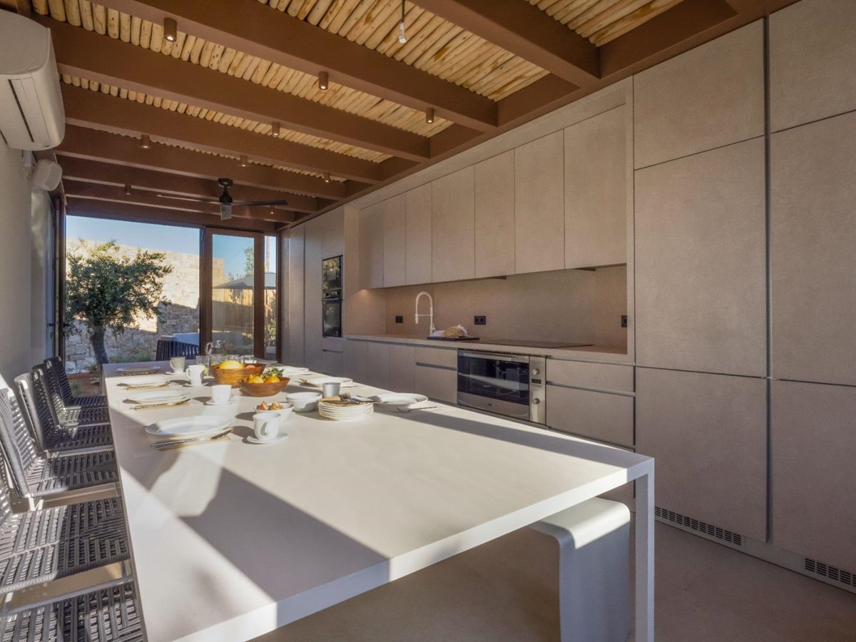 Kitchen at Villa Amara, Paros