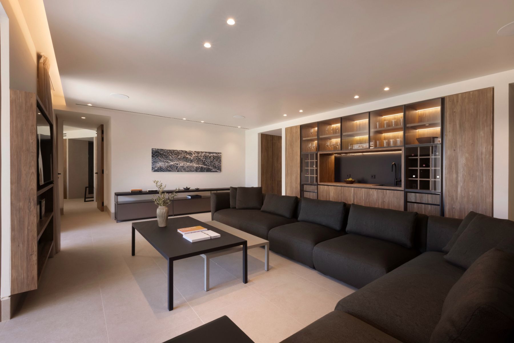 Living room at Villa Amara, Paros