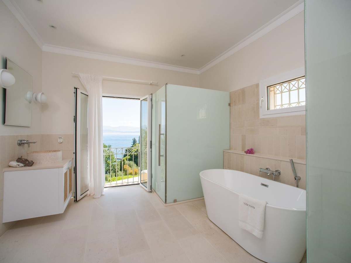 Bathroom at Villa Anthi