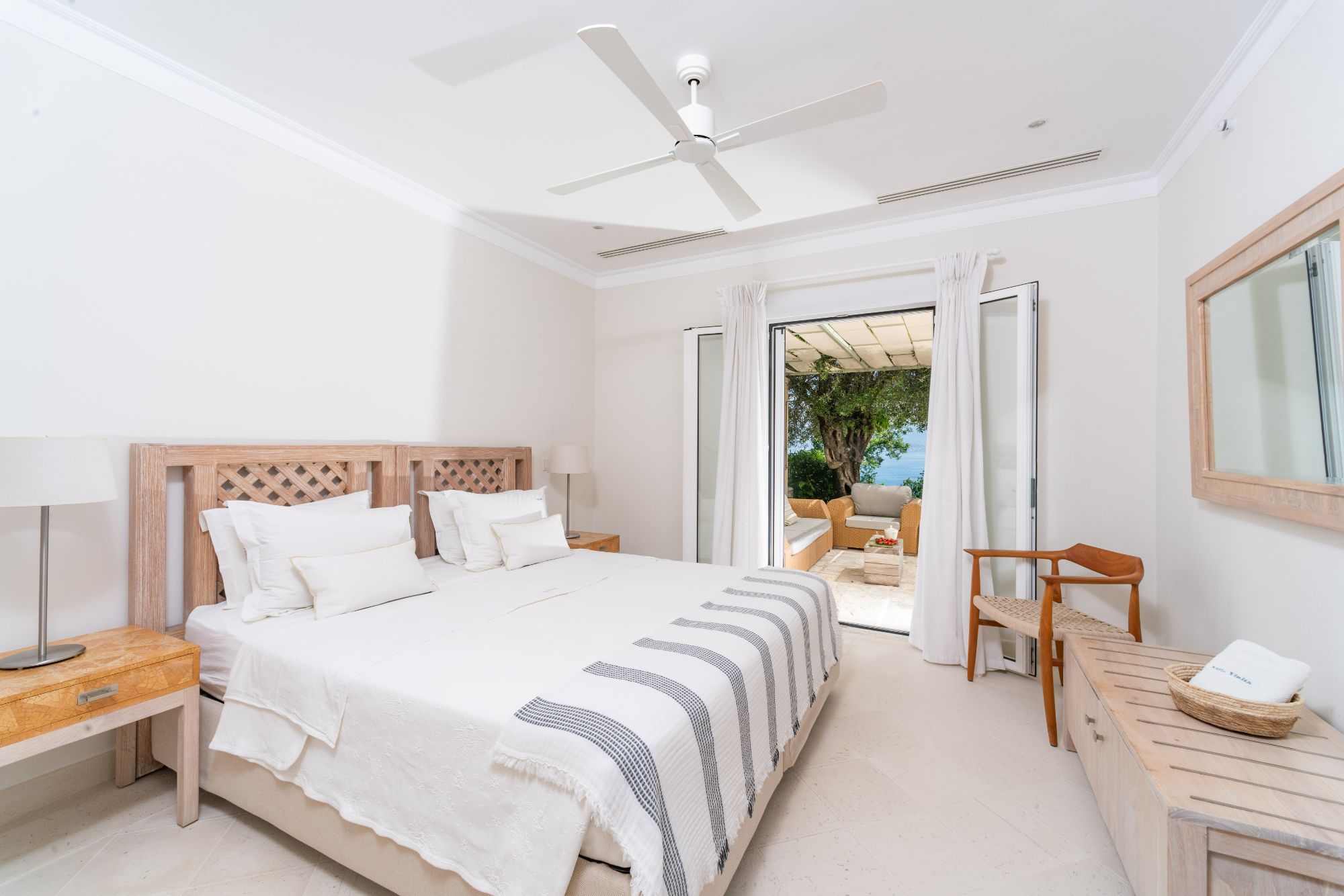 Double bedroom at Villa Anthi
