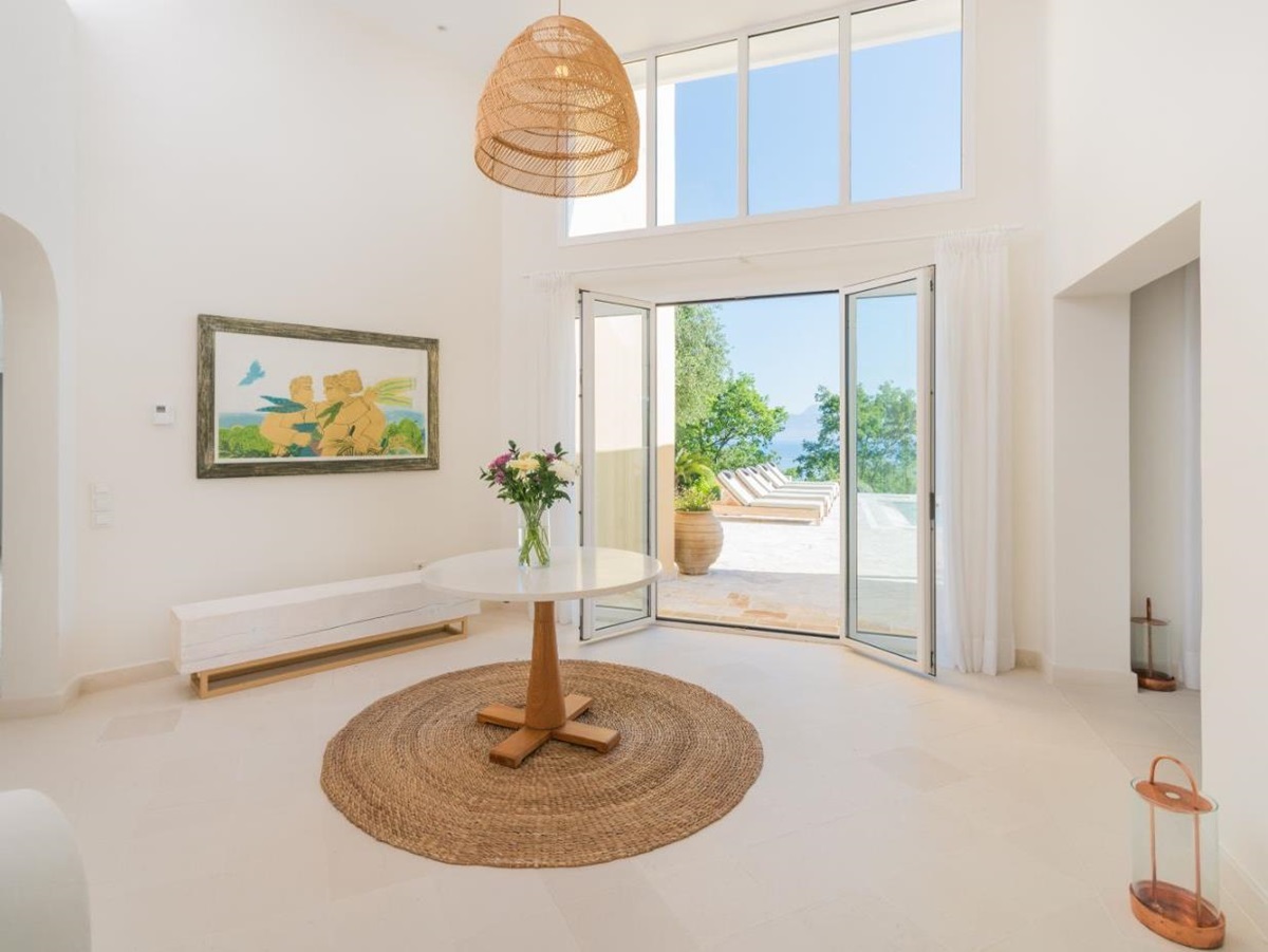 Entrance hall at Villa Anthi