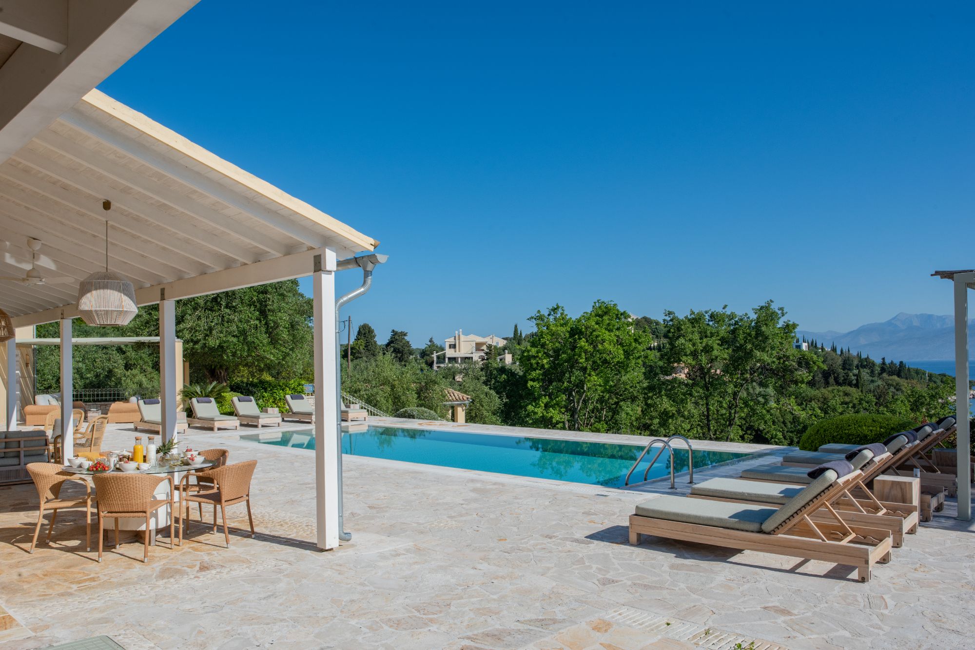 Pool at Villa Anthi
