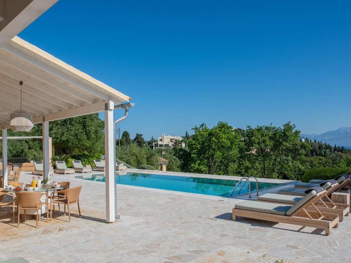 Pool at Villa Anthi