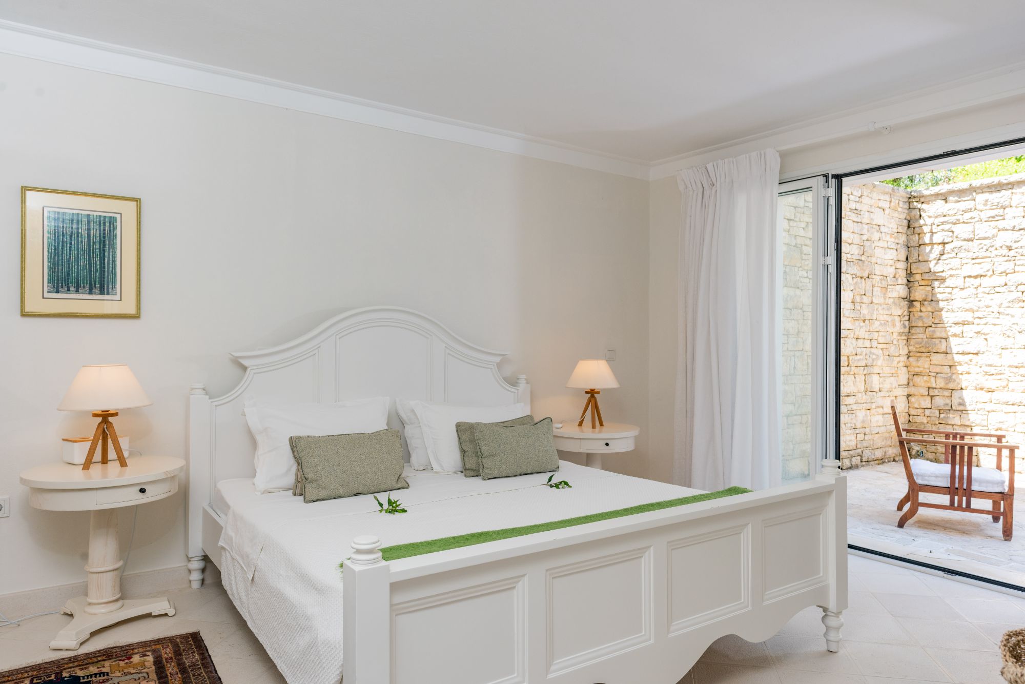 Double bedroom at Villa Anthi