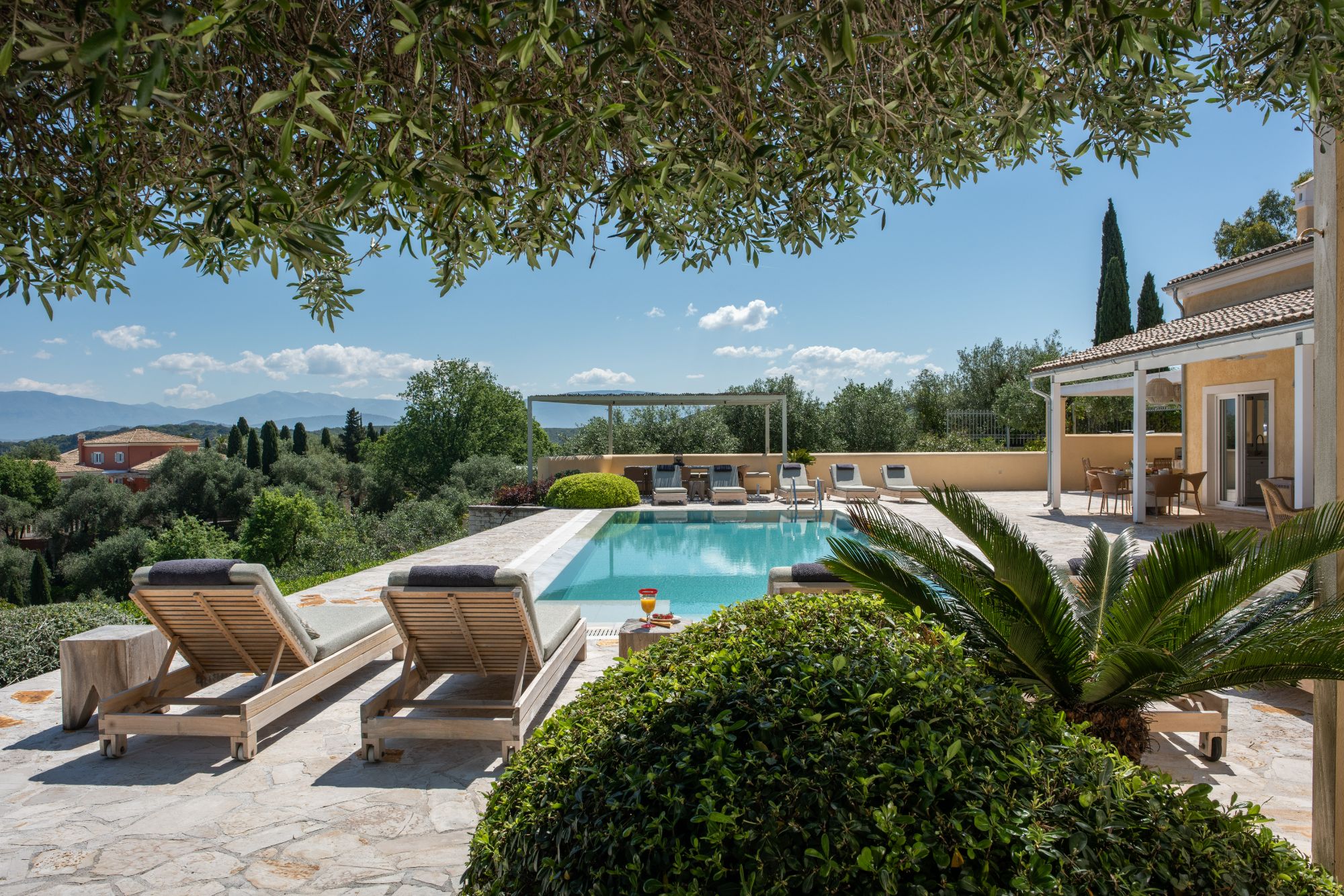 Pool at Villa Anthi