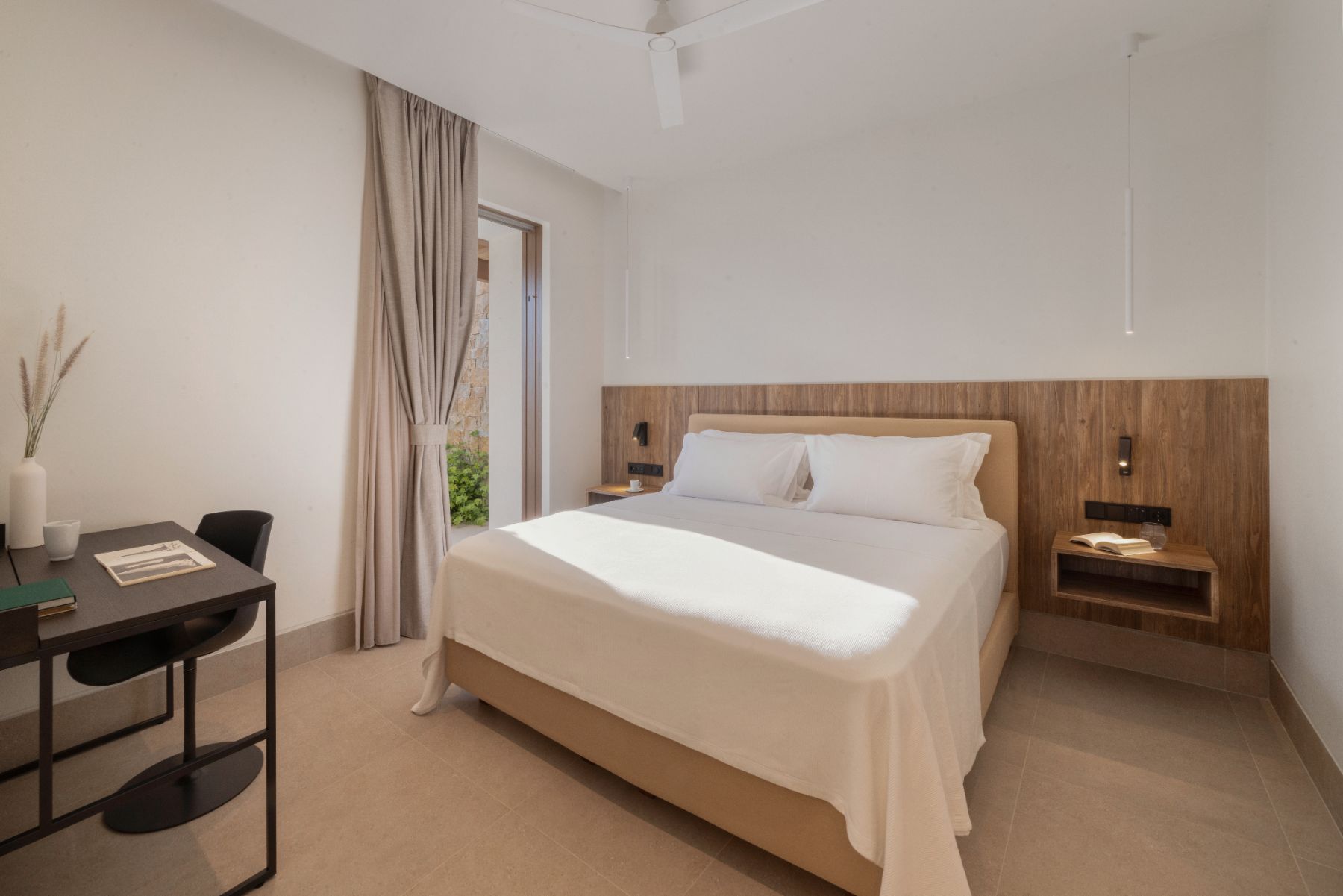 Double bedroom at Villa Aria, Paros