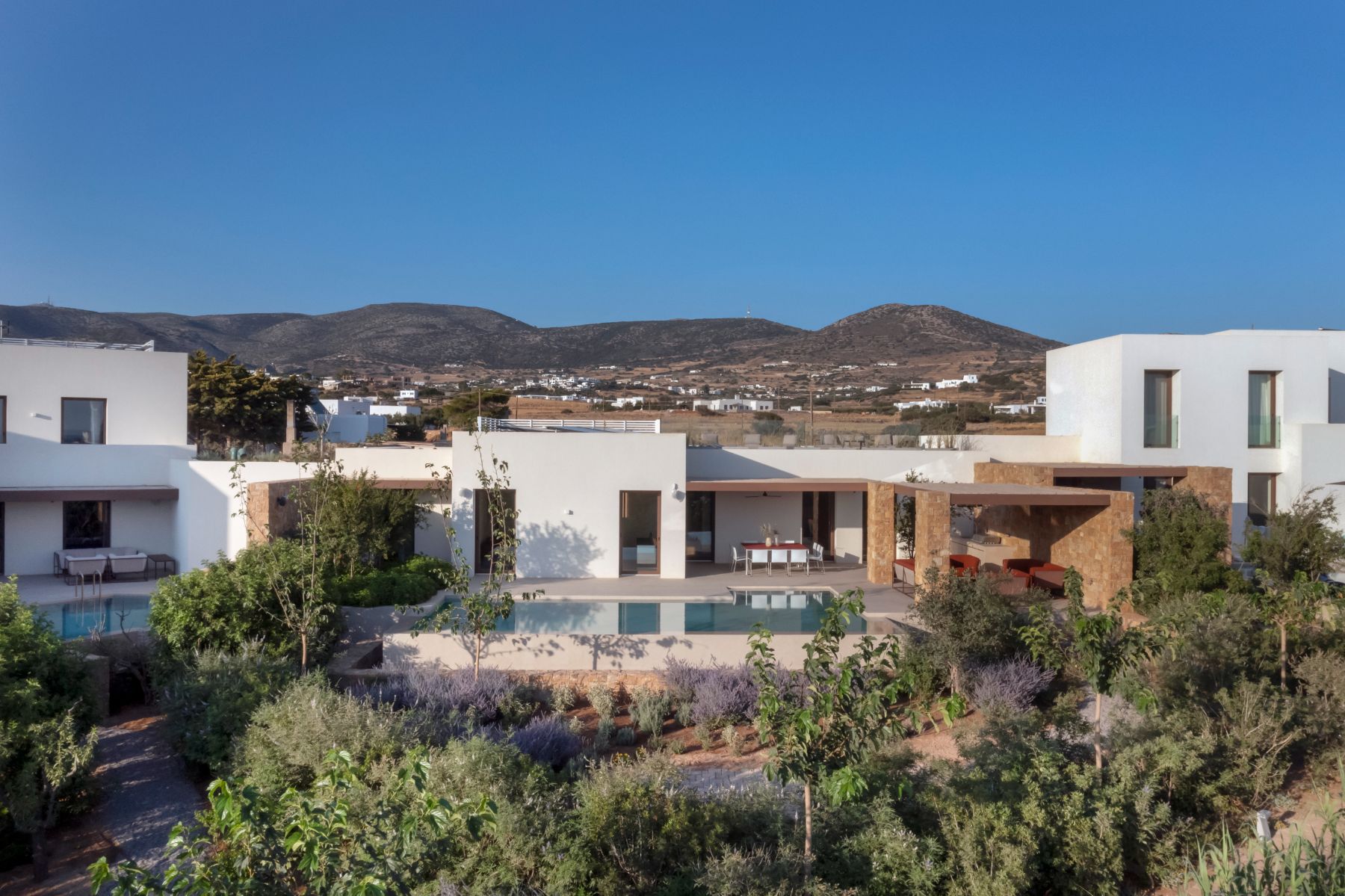 Exterior view of Villa Aria, Paros