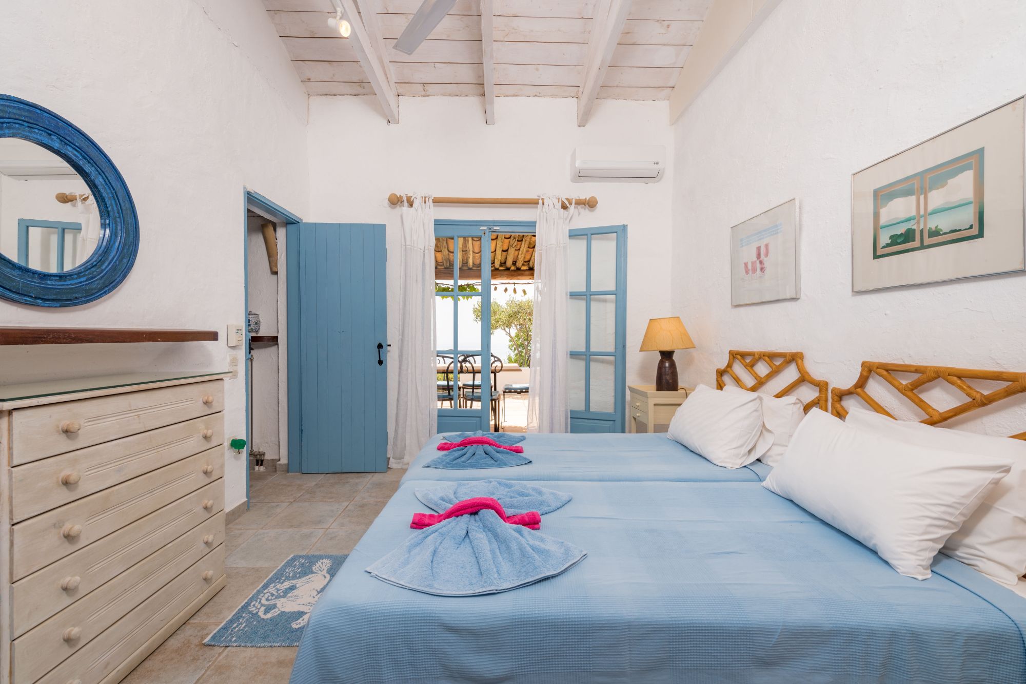 Bedroom at Villa Ariane