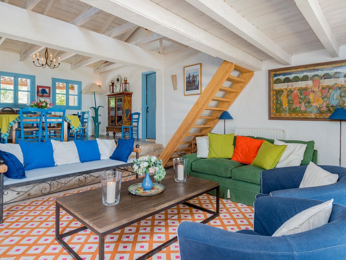 Living room at Villa Ariane