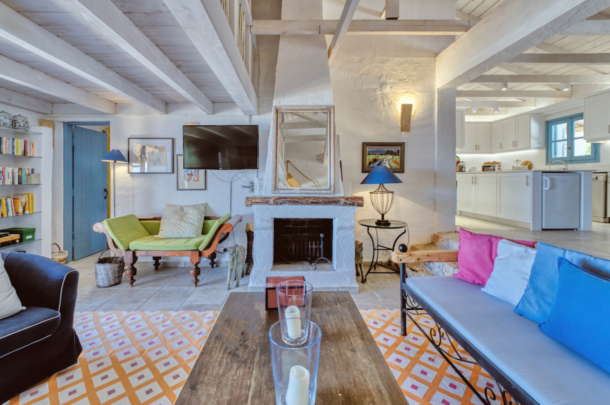 Living room at Villa Ariane