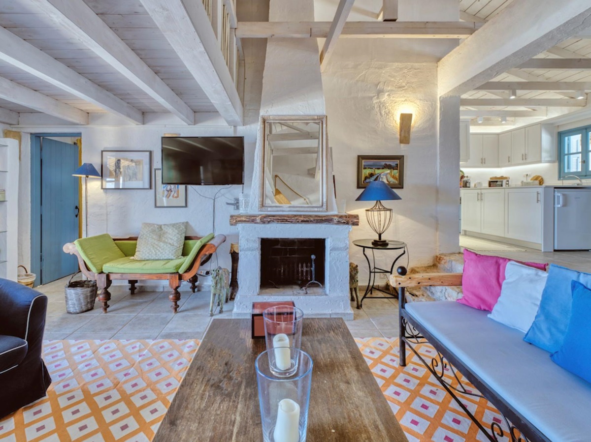Living room at Villa Ariane