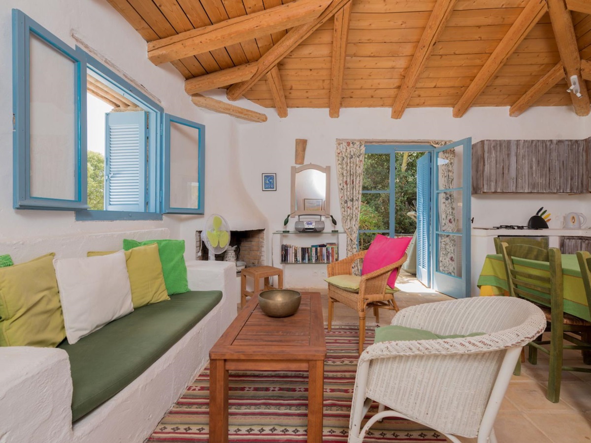 Living area at Villa Ariane