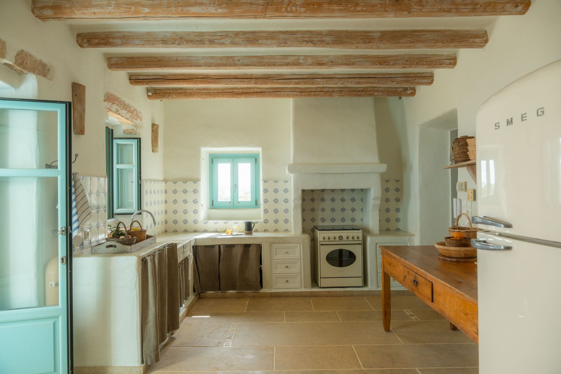 Kitchen at Villa Asteria, Paros