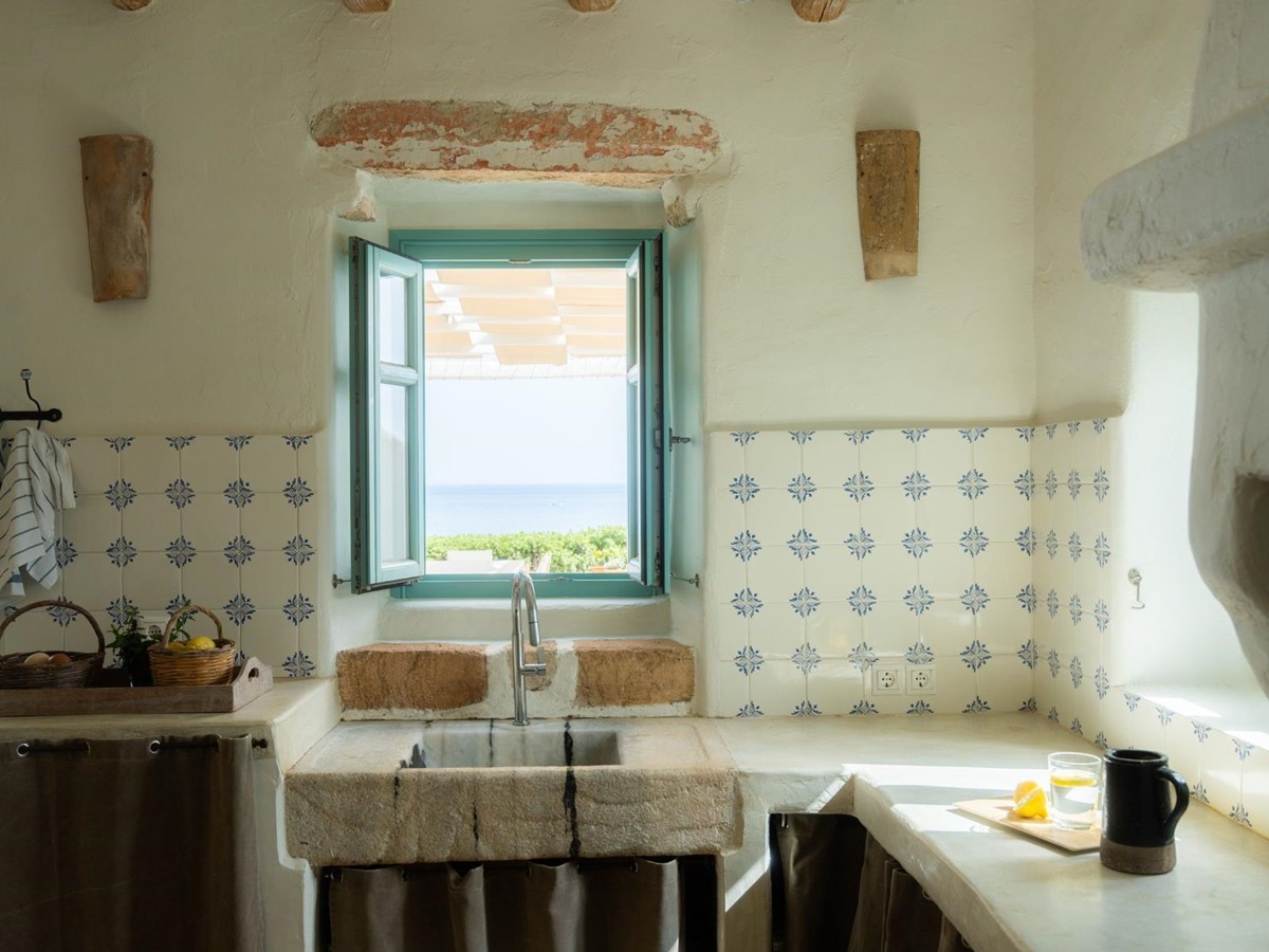 Kitchen at Villa Asteria, Paros