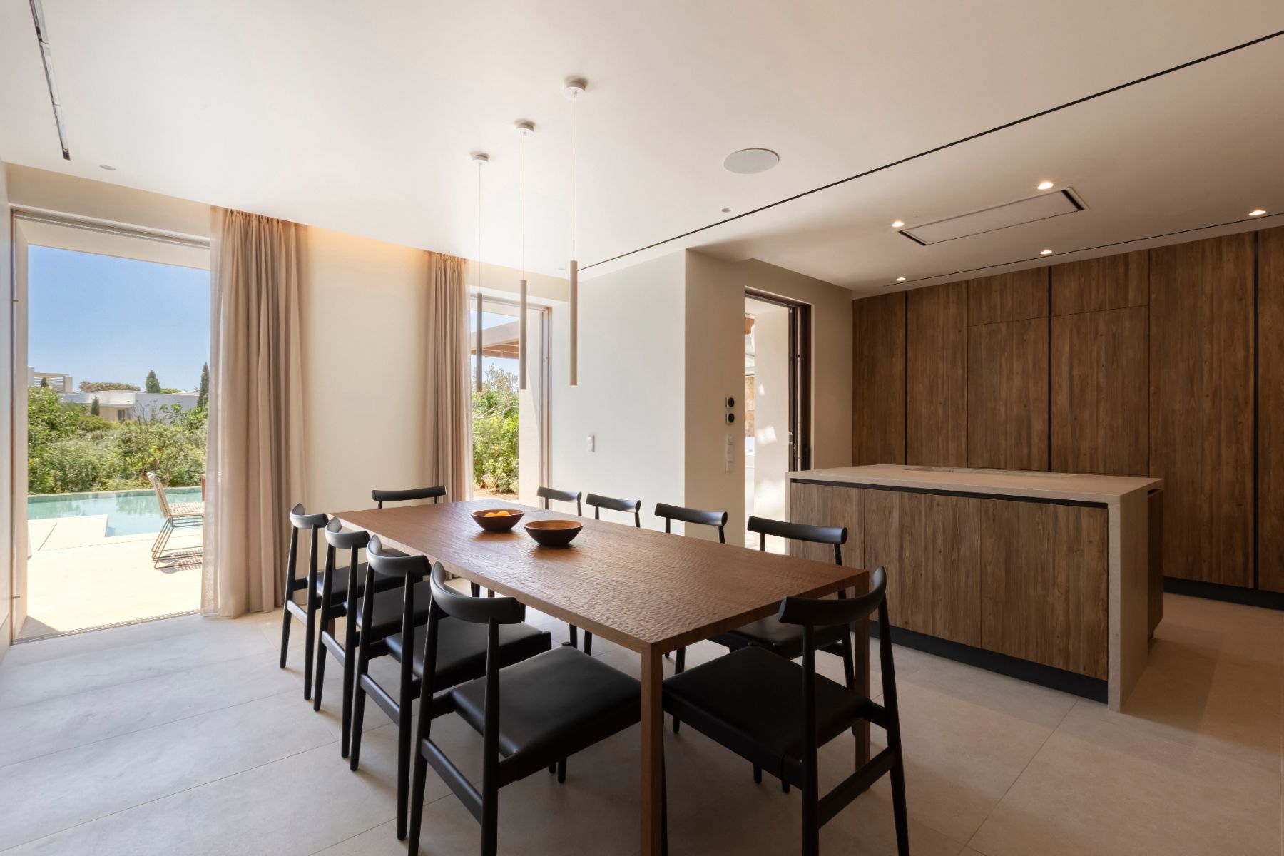 Dining room at Villa Astra, Paros