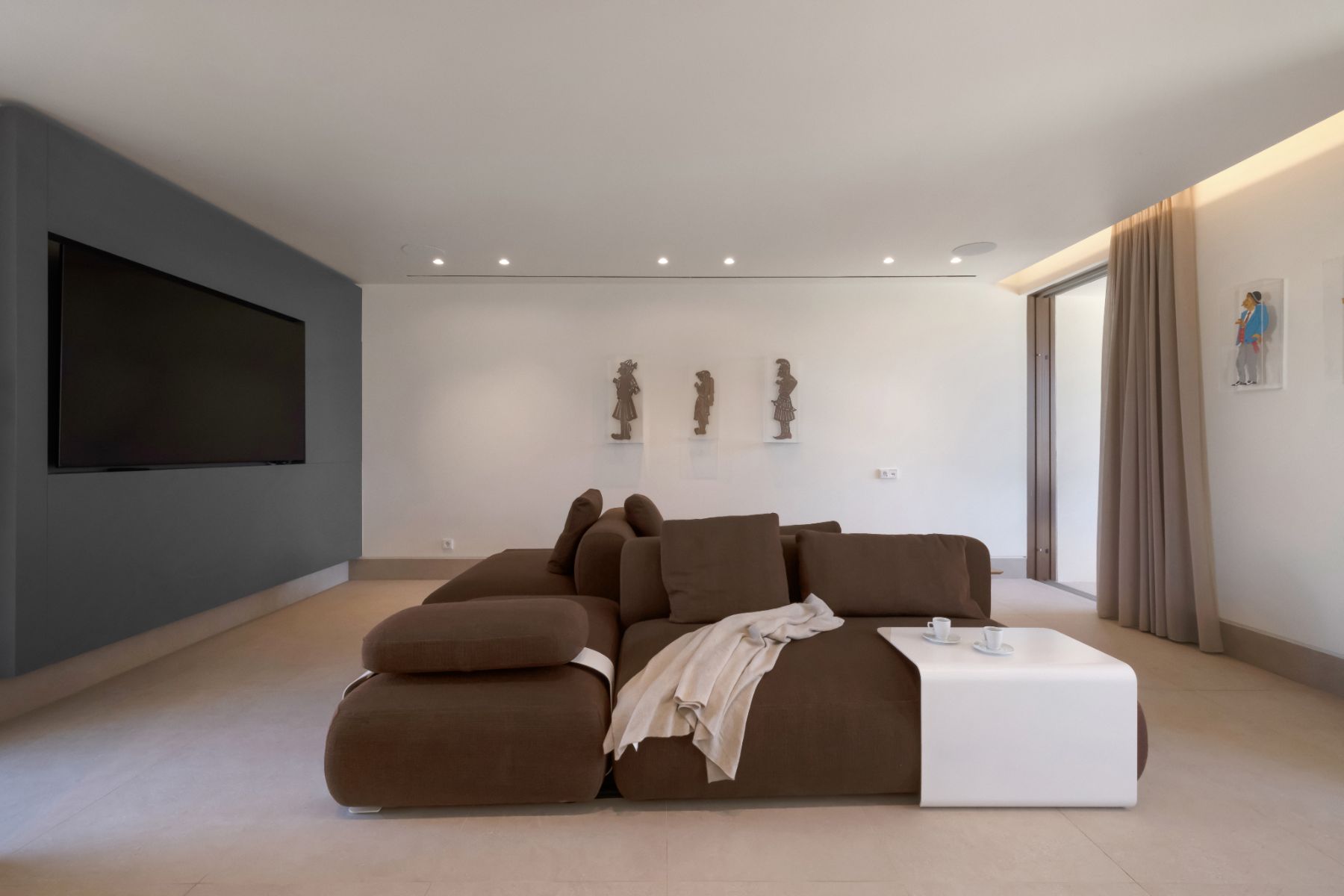 Living room at Villa Astra, Paros