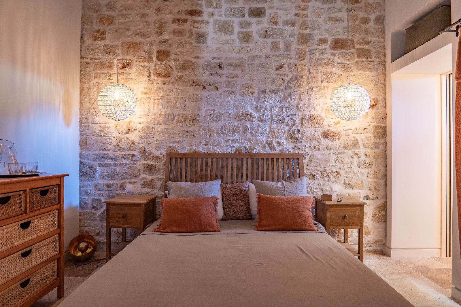 Bedroom 3 at Villa Edina in Corfu