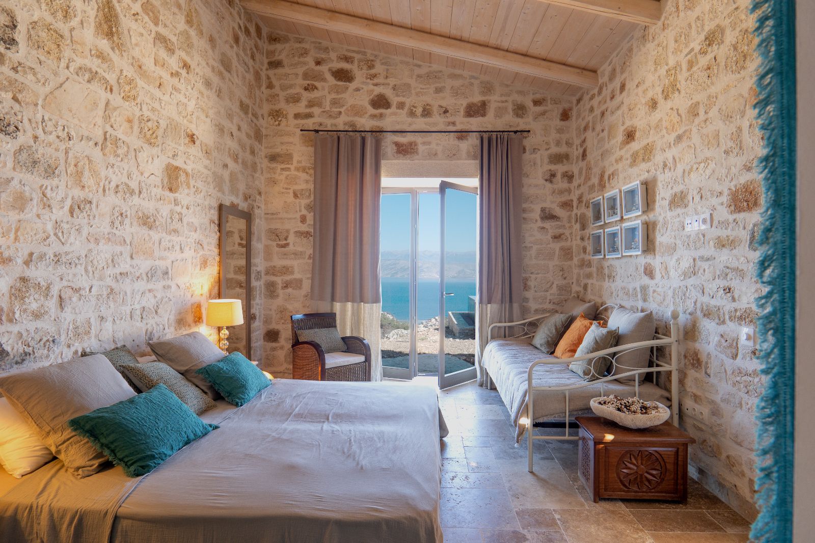 Bedroom 4 at Villa Edina in Corfu