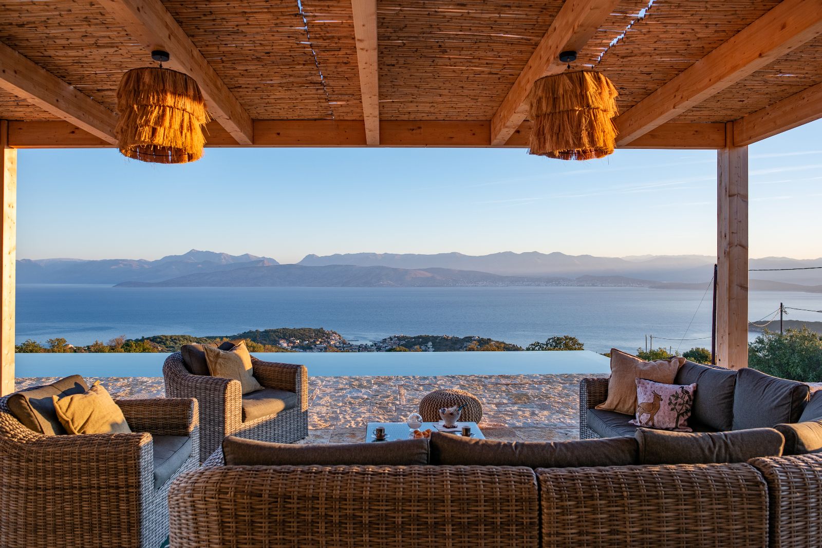 Outdoor Living at Villa Edina in Corfu