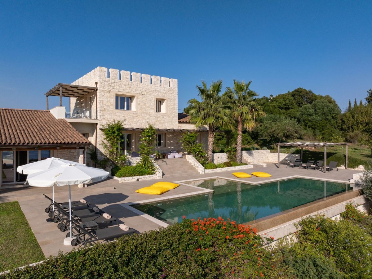 Exterior view of Villa Eleni, Corfu