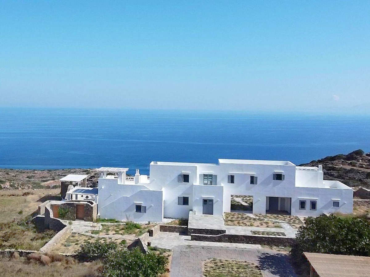 Aerial view of Villa Eleonas, Sifnos