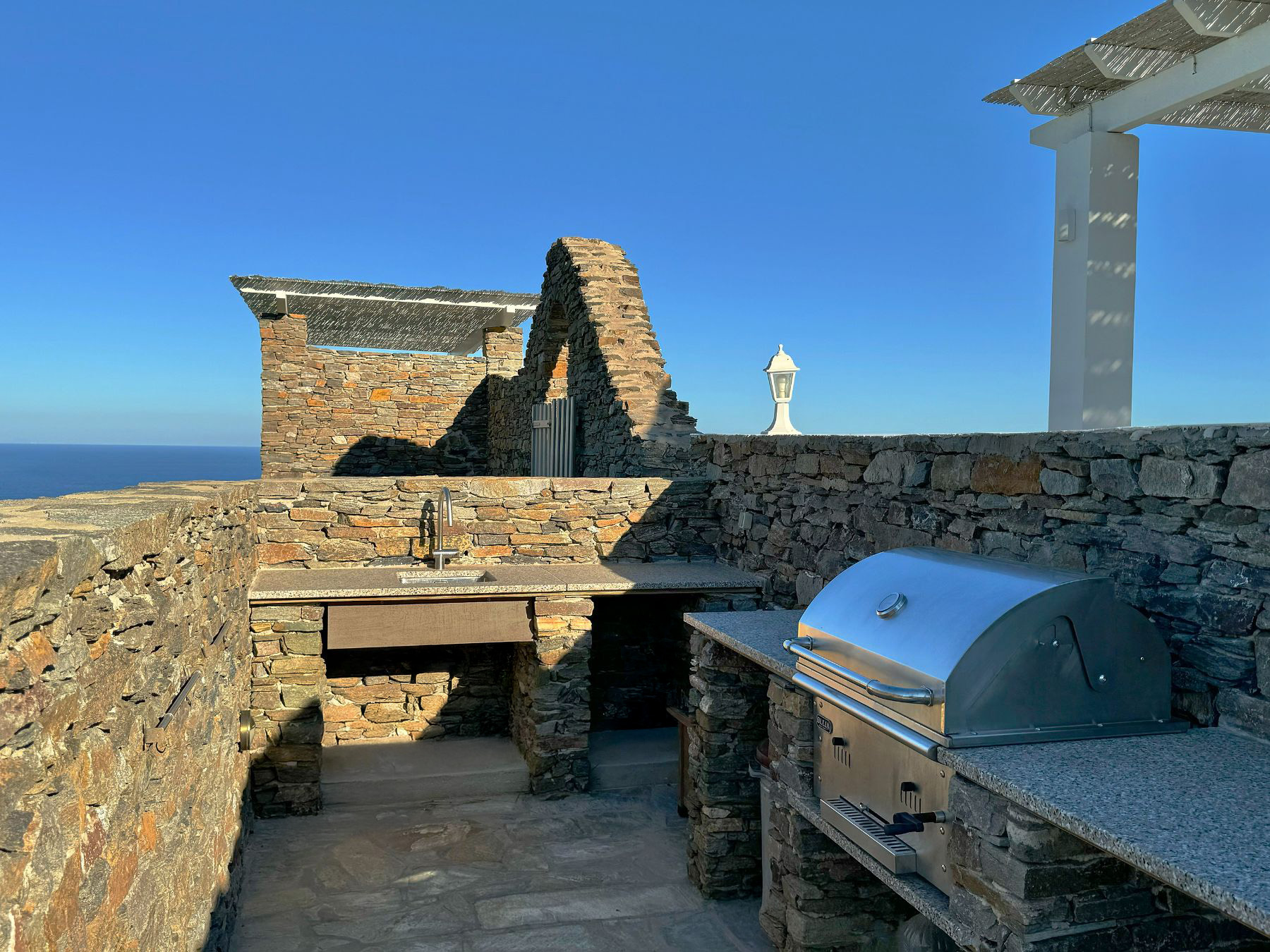 Barbecue at Villa Eleonas in Sifnos