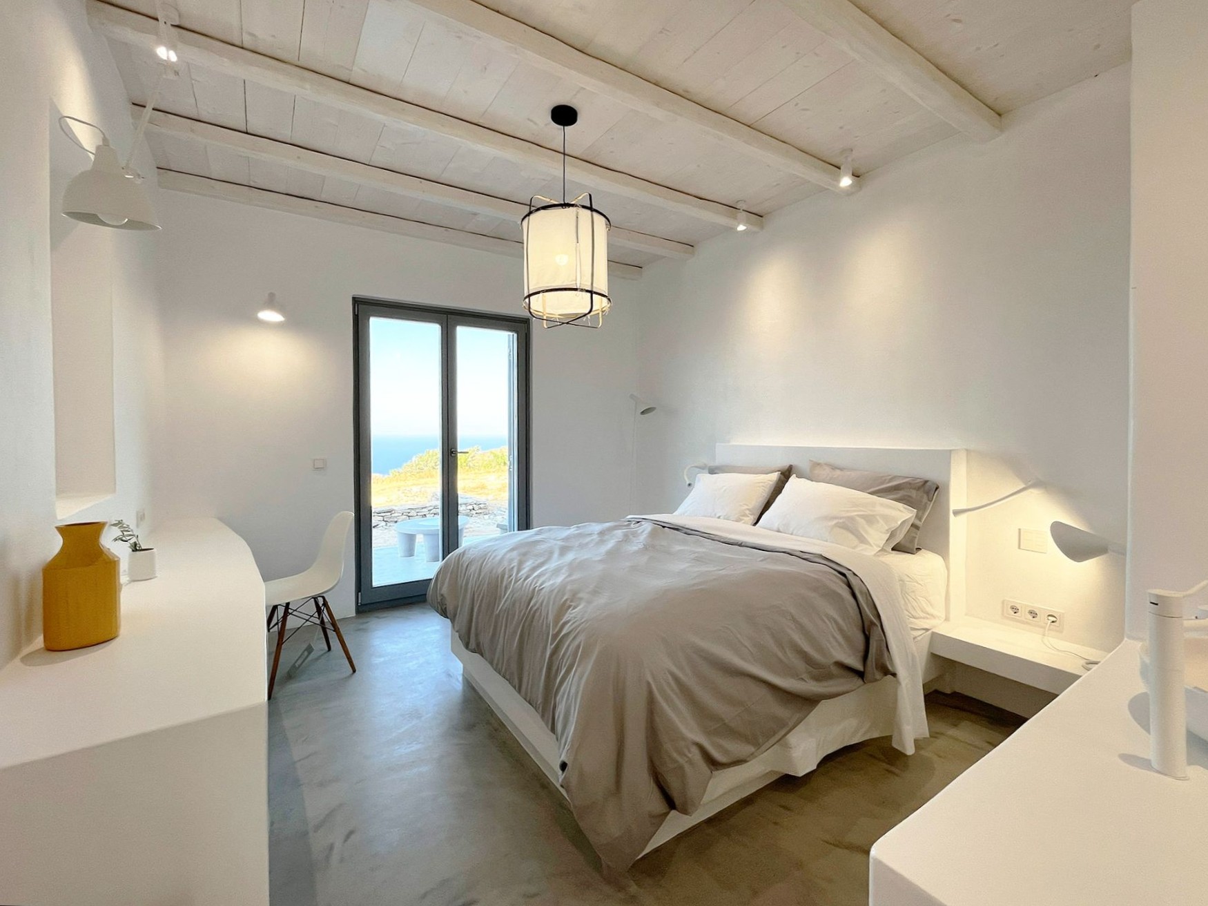 Bedroom at Villa Eleonas in Sifnos