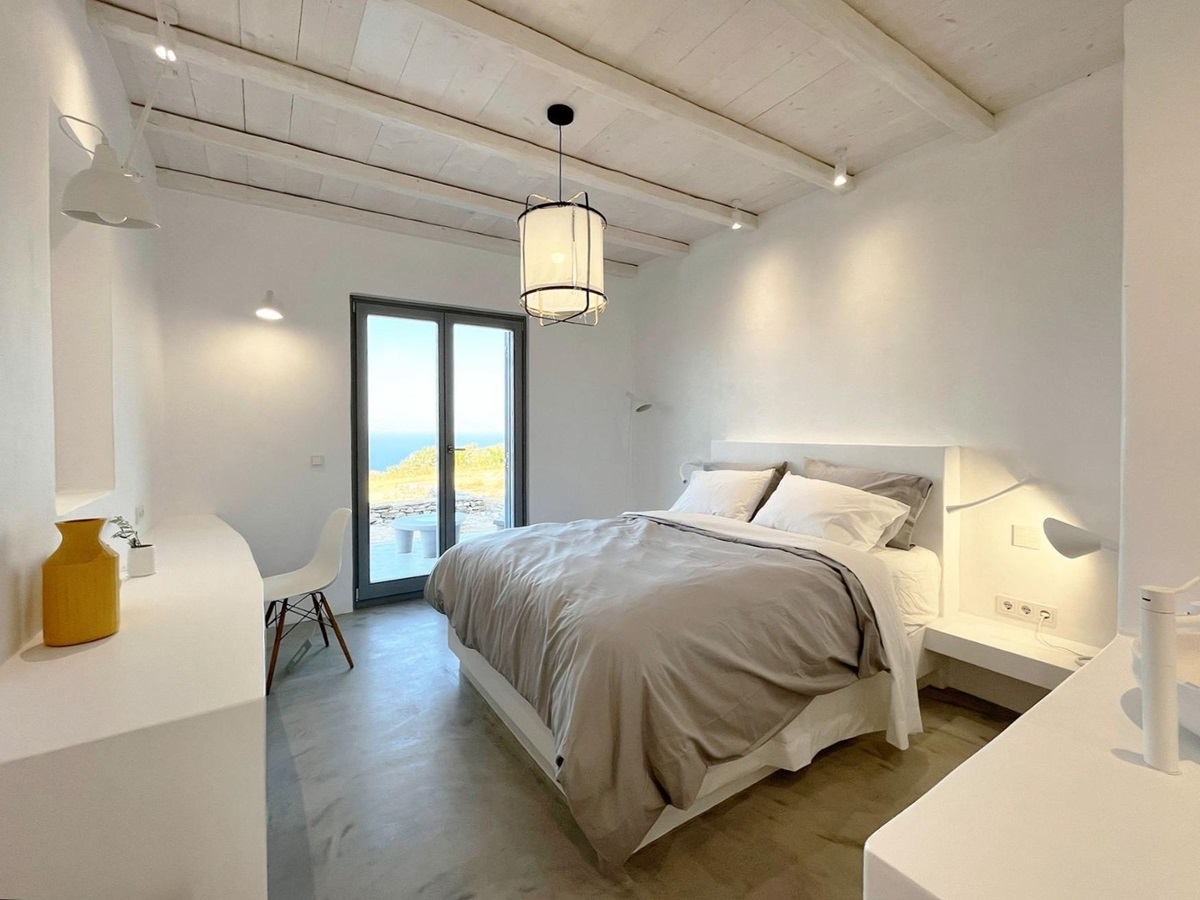 Bedroom at Villa Eleonas in Sifnos