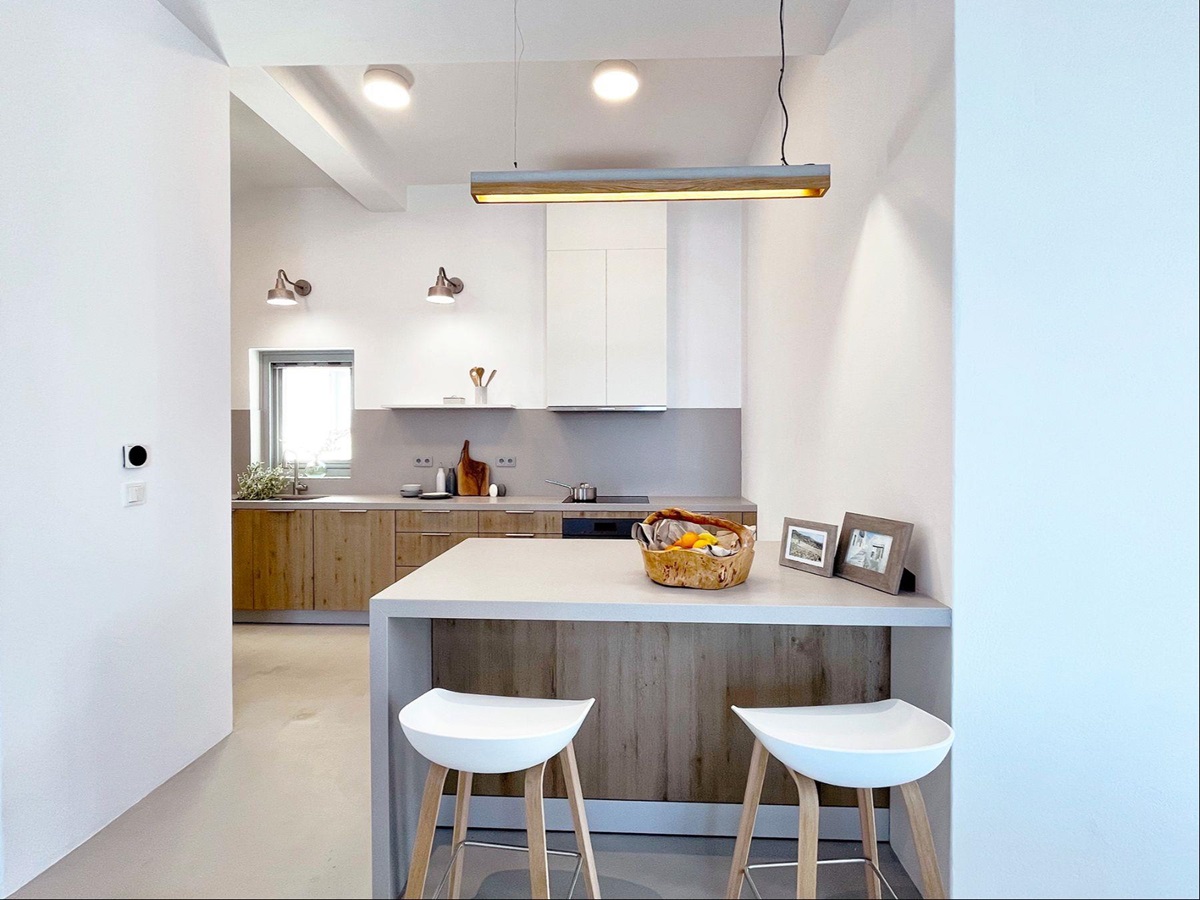 Breakfast bar at Villa Eleonas in Sifnos