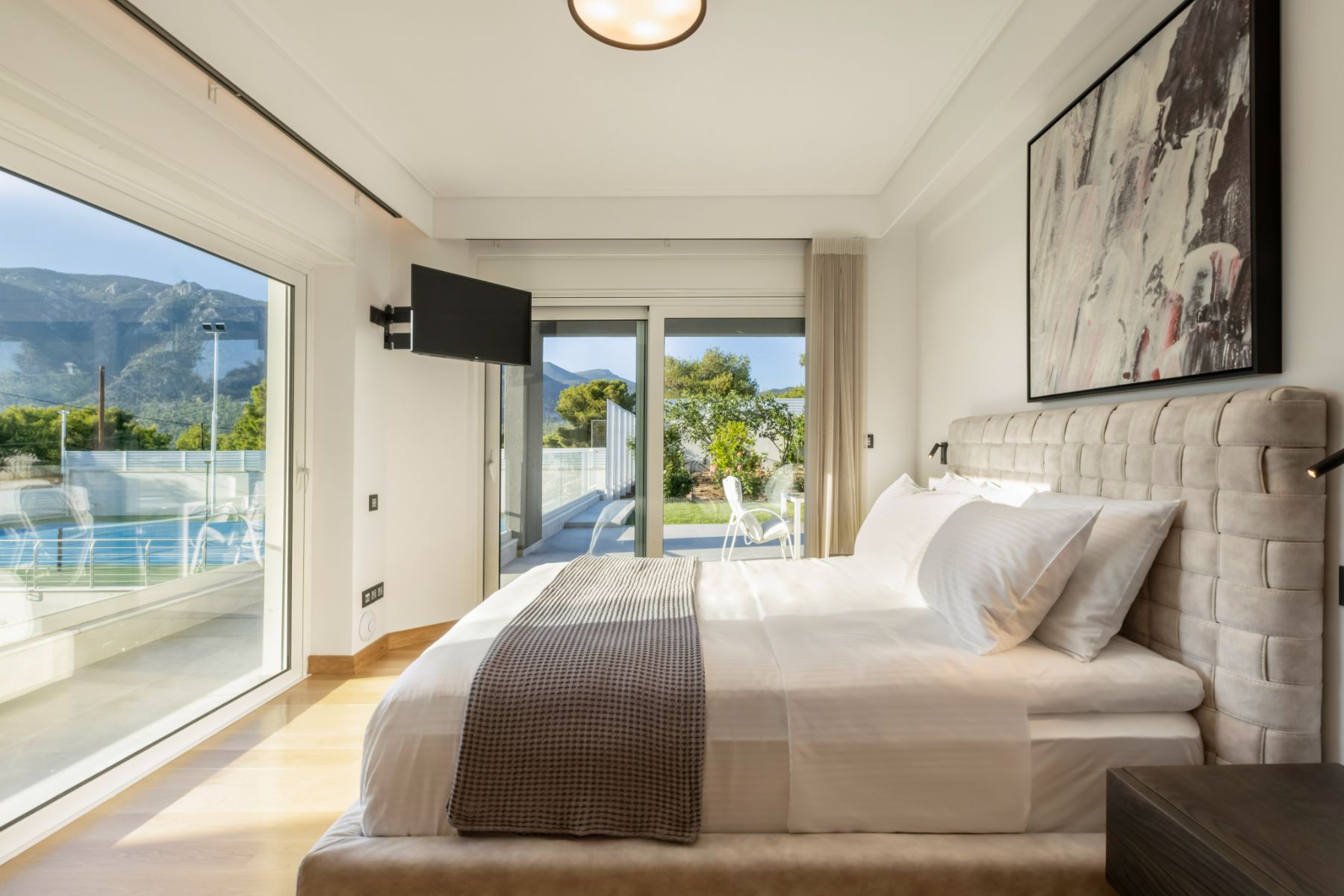 Double bedroom at Villa Elysian