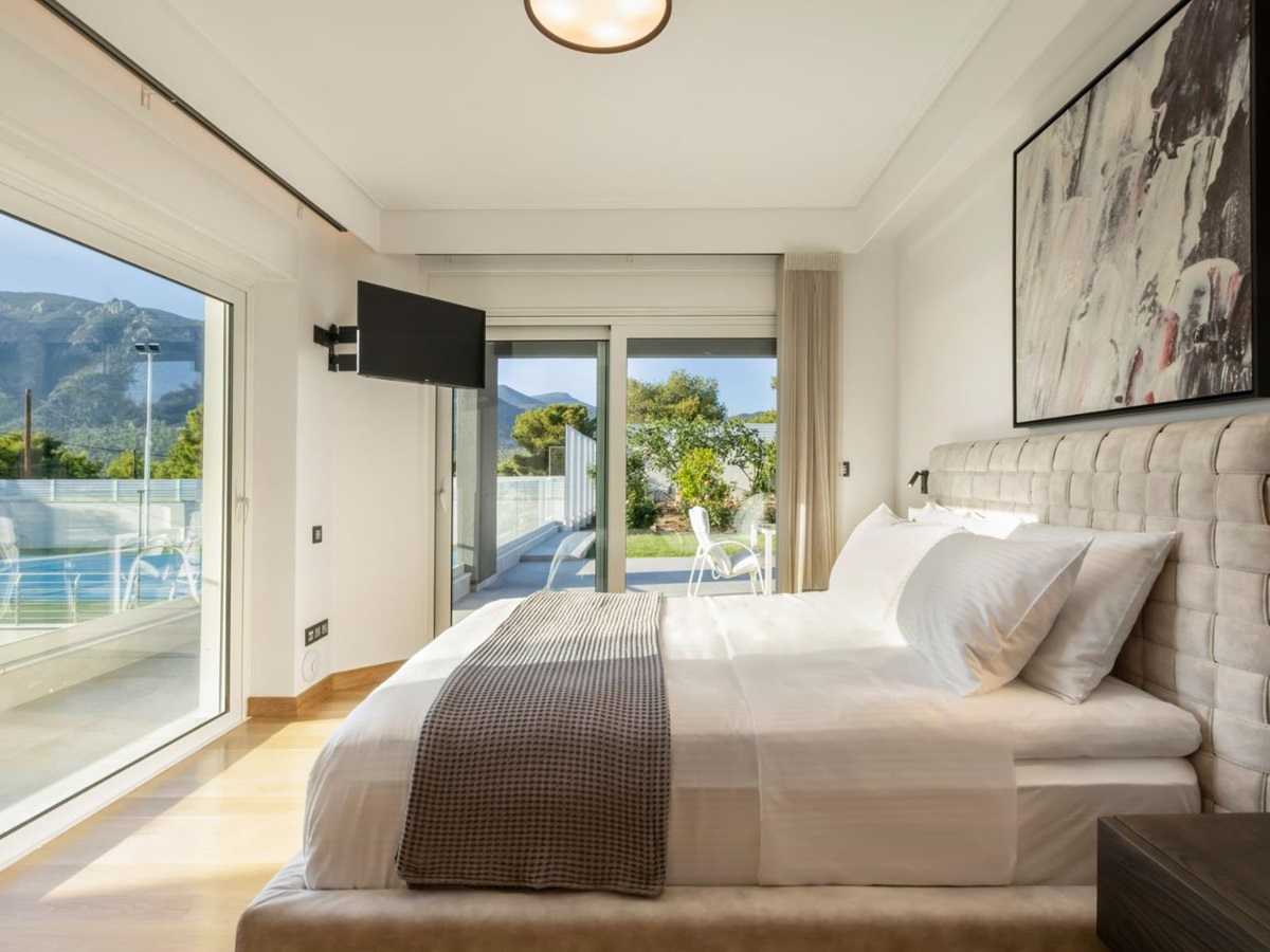 Double bedroom at Villa Elysian