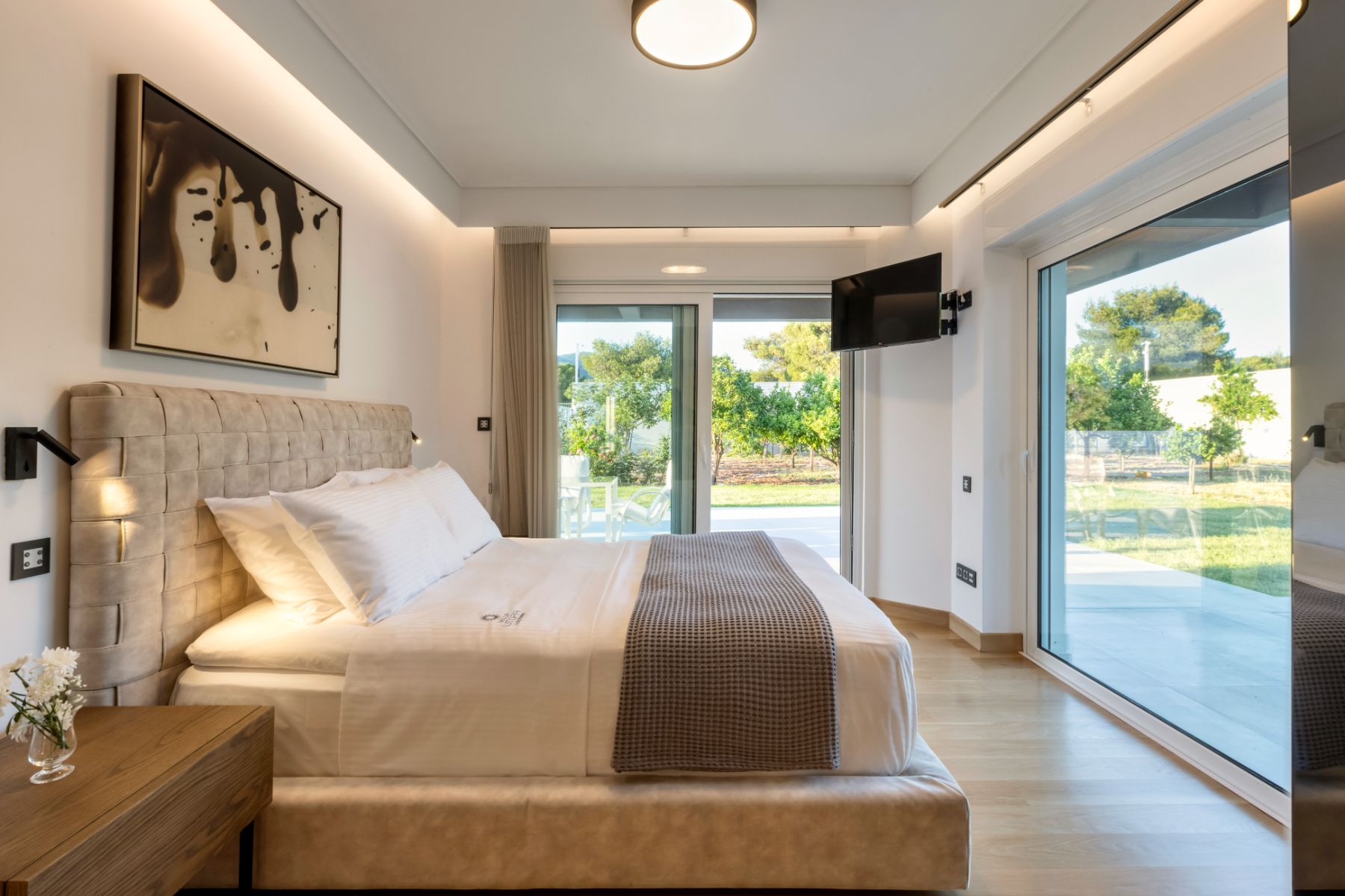 Double bedroom at Villa Elysian