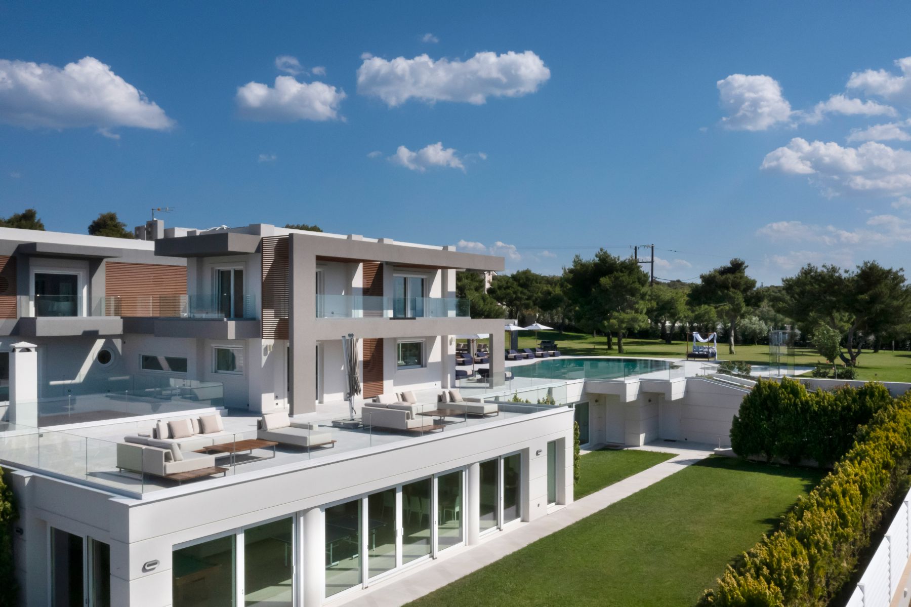 Exterior view of Villa Elysian
