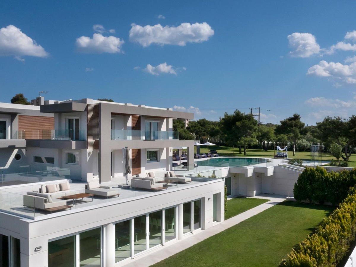Exterior view of Villa Elysian