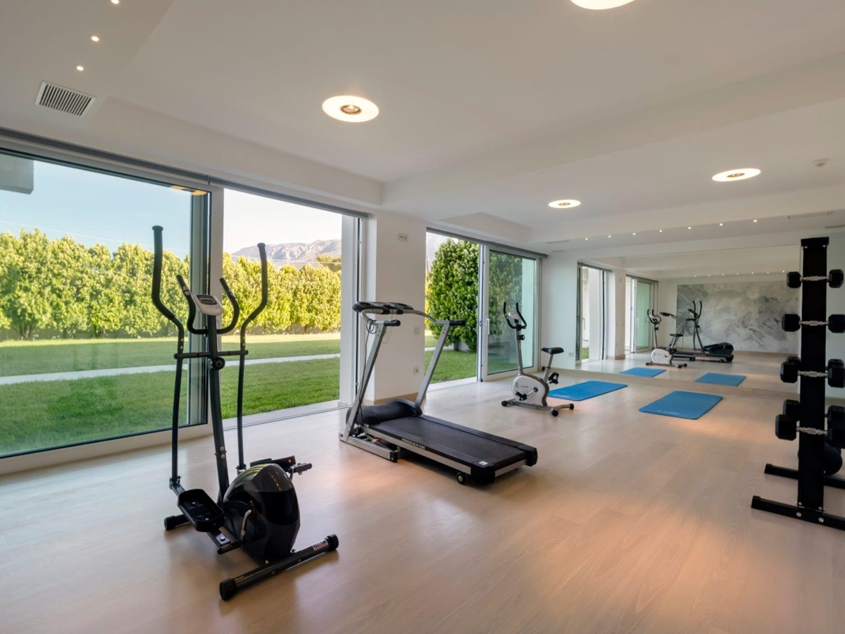 Gym at Villa Elysian