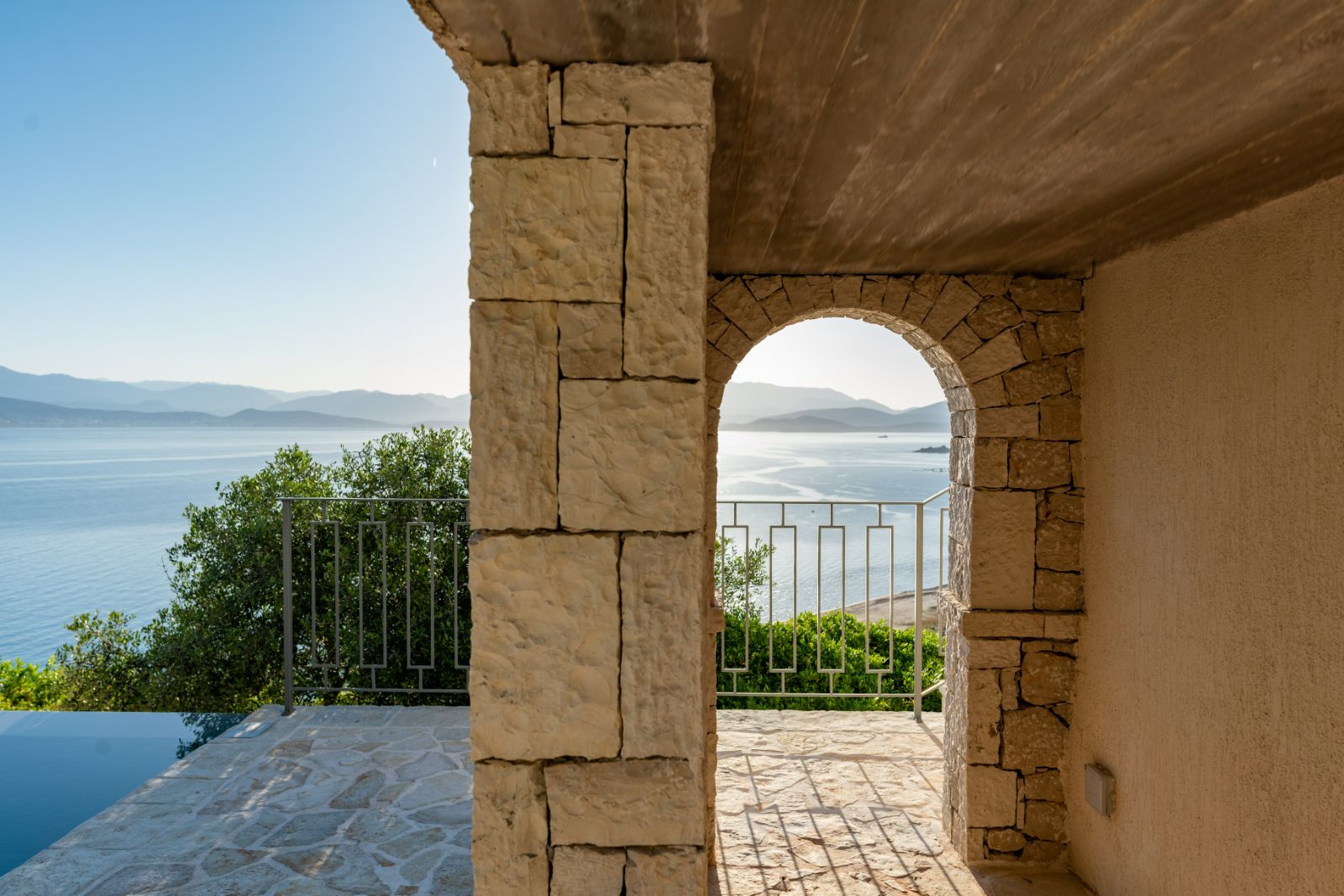 Archway at Villa Eos in Corfu 
