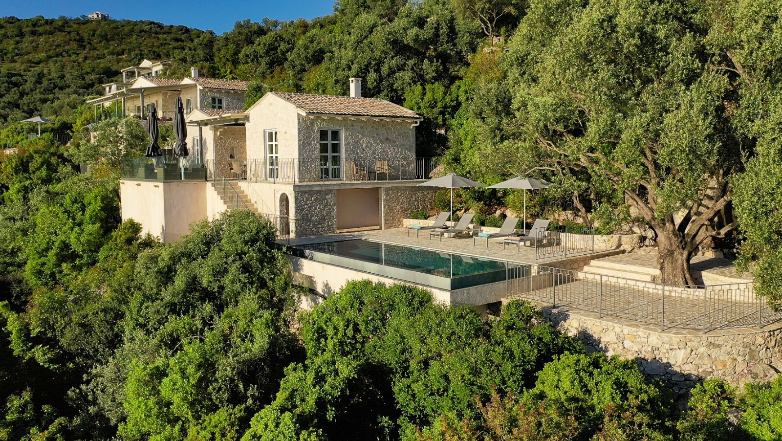 Building at Villa Eos in Corfu 
