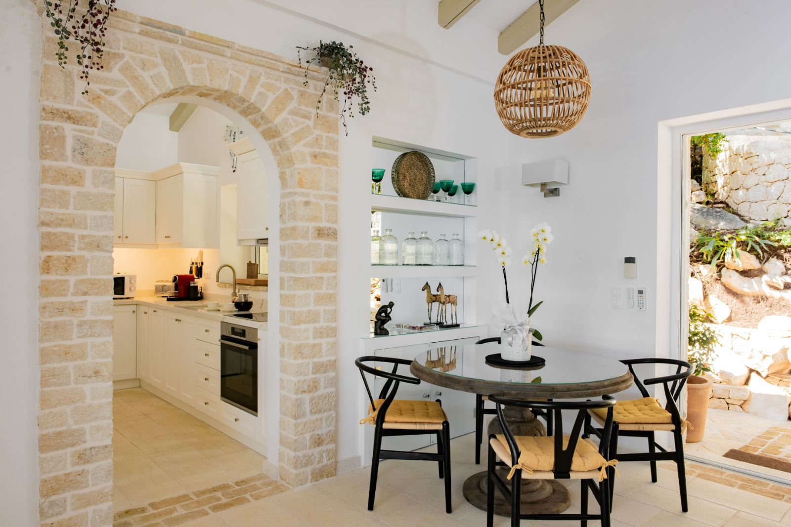 Dining Room at Villa Eos in Corfu 