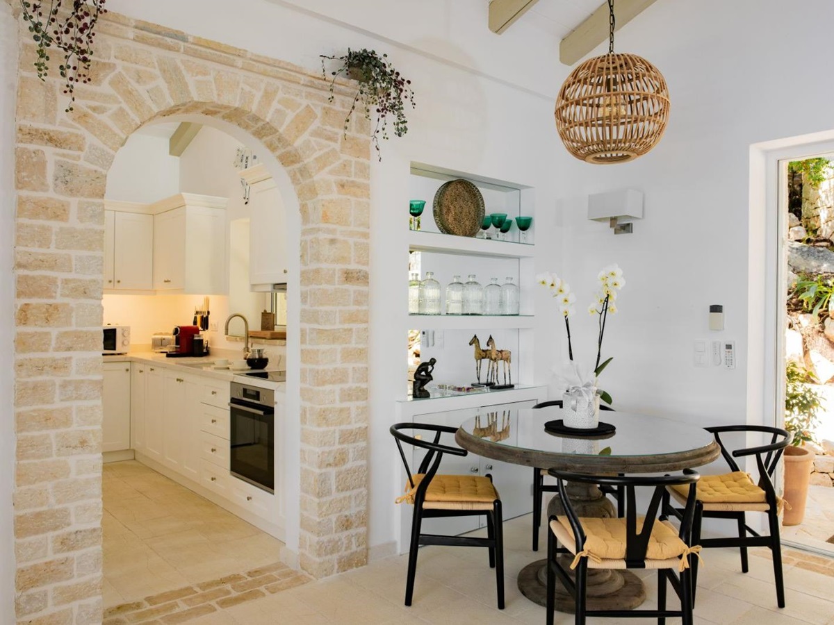 Dining Room at Villa Eos in Corfu