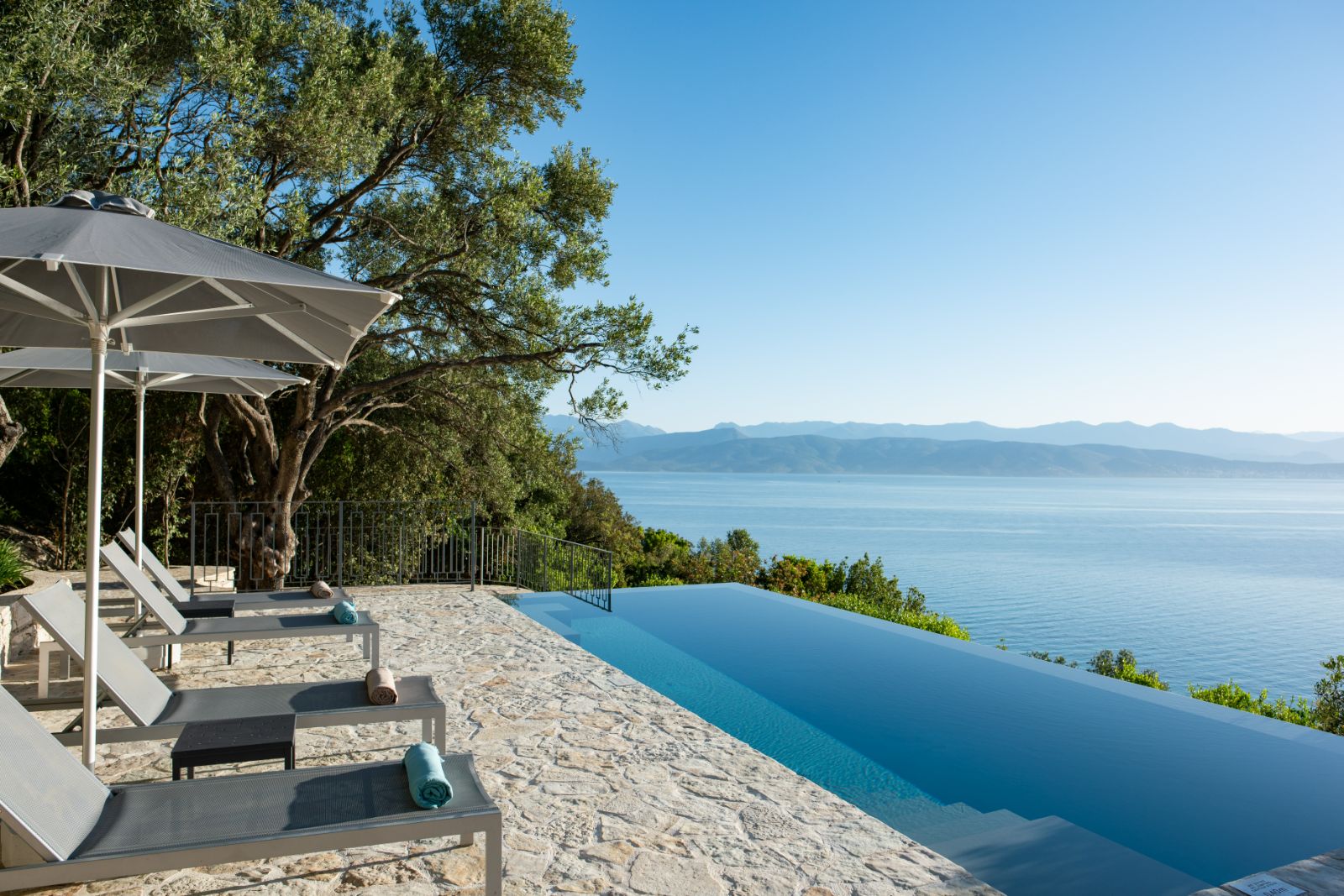 Pool at Villa Eos in Corfu 