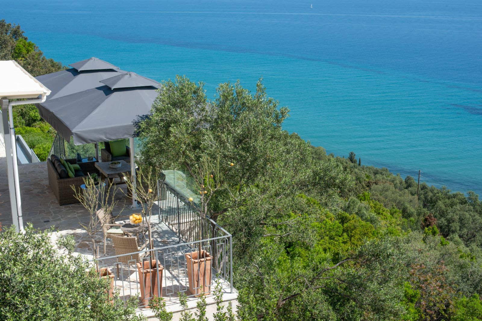 Sea View at Villa Eos in Corfu 