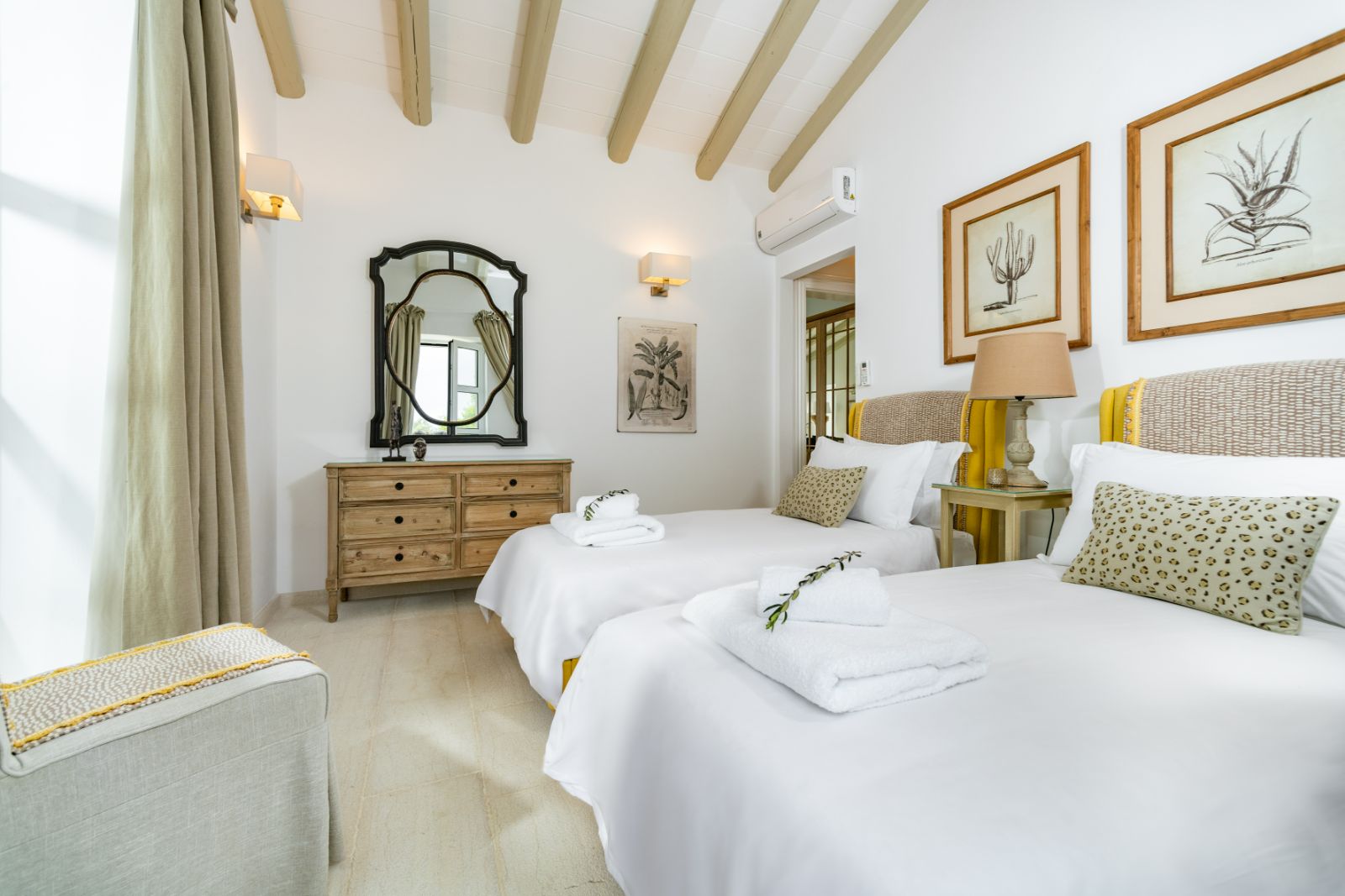 Bedroom 3 at Villa Gaia in Corfu