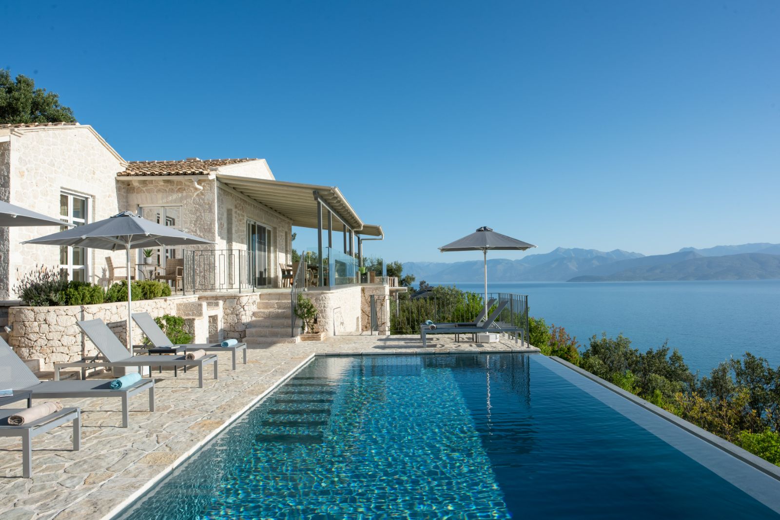 Pool at Villa Gaia Corfu