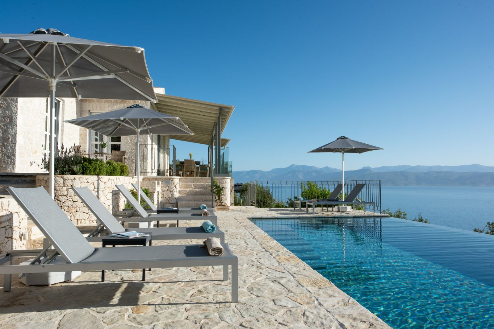 Pool 2 at Villa Gaia Corfu