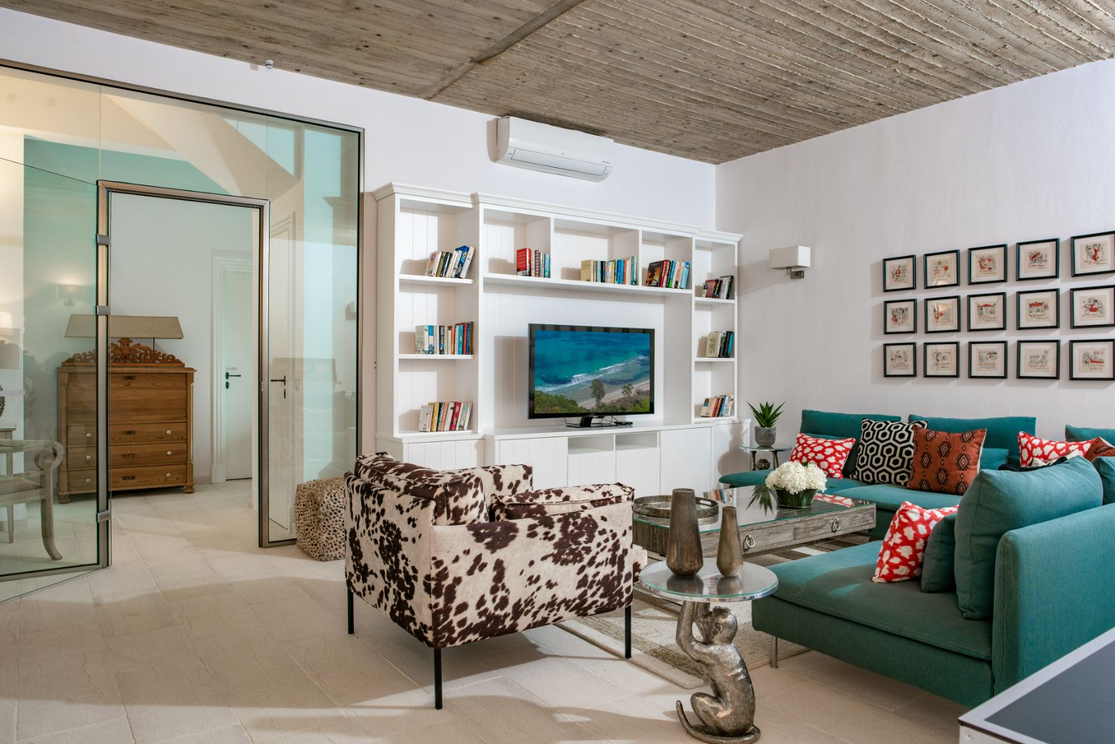 Sitting Room at Villa Gaia Corfu
