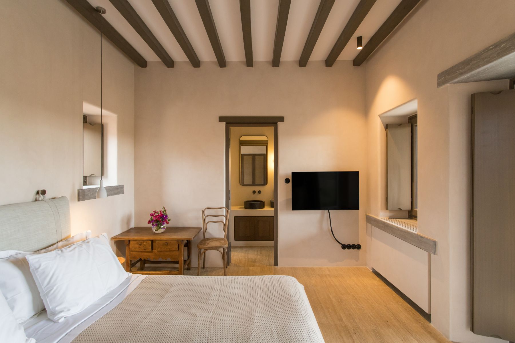 Bedroom at Villa Galini, Paros