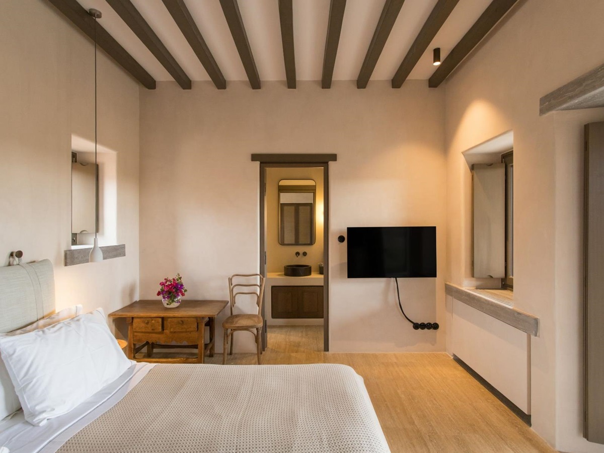 Bedroom at Villa Galini, Paros